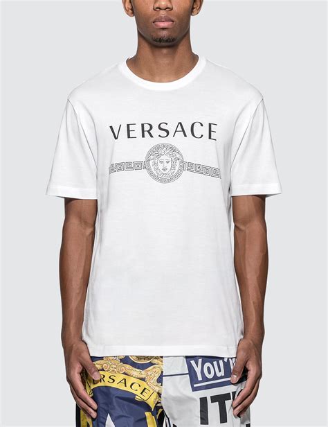 white versace tee